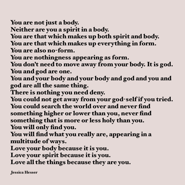 You are not just a body